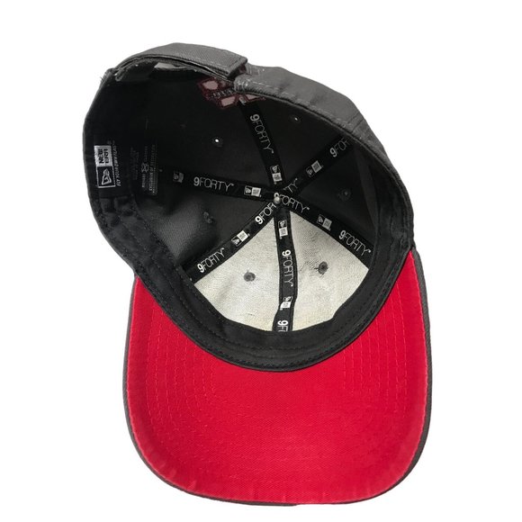 Nebraska Cornhuskers Baseball Red White Adidias Vintage Cap Hat Truckers Stretch - Picture 7 of 8